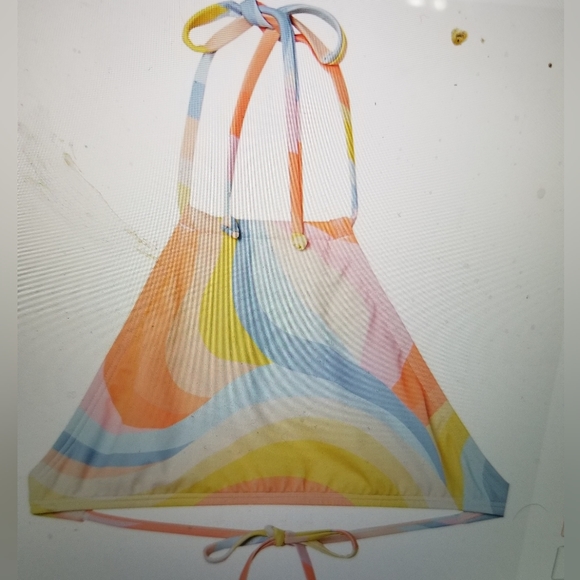 NWT BILLABONG GIRLS GROOVY ROAD HIGH NECK TWO PIECE SWIM SET  LITTLE BIG KIDS - Picture 2 of 7